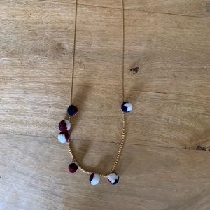 Madewell pompom necklace